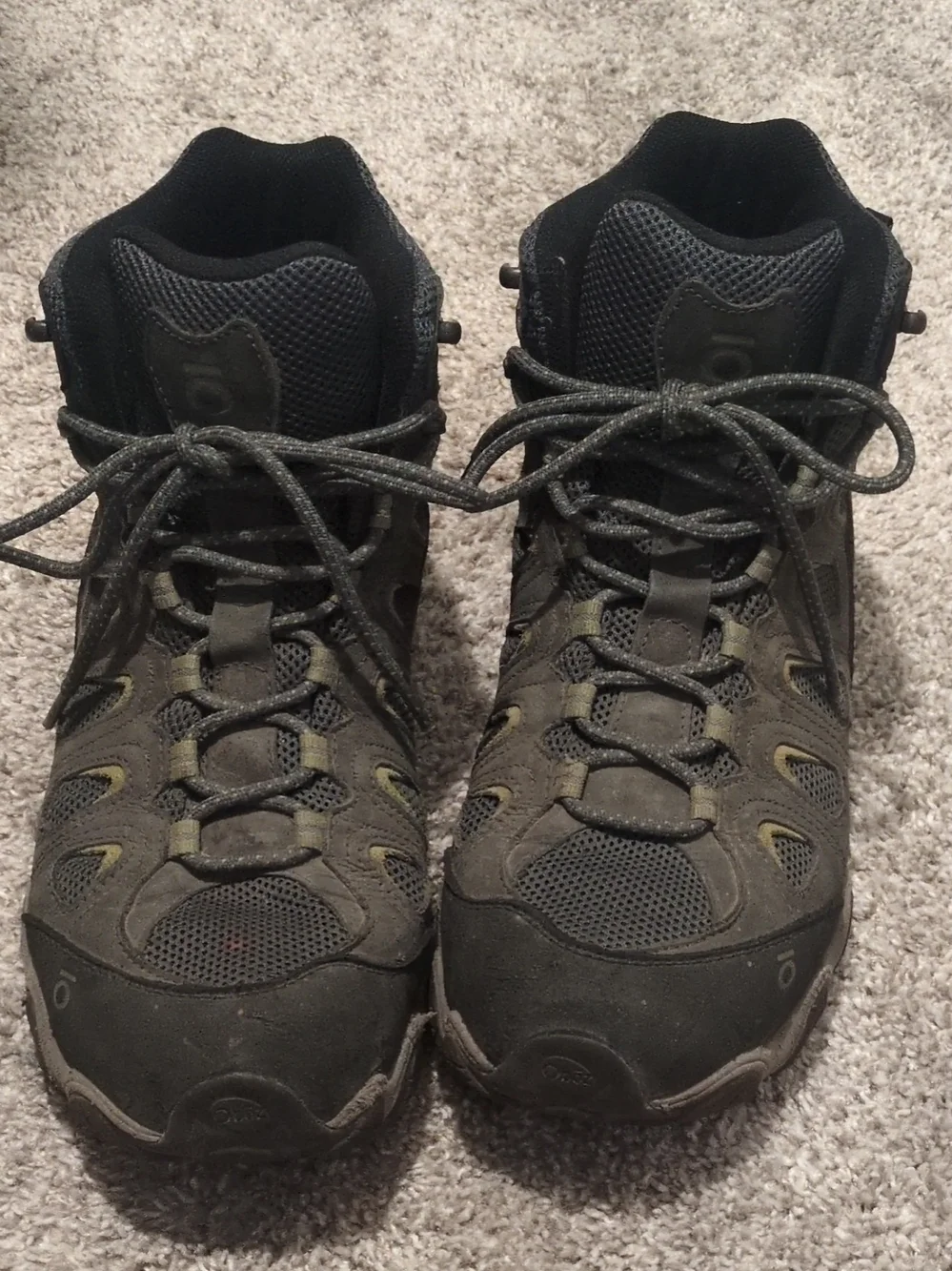 Oboz Men's Black Hiking Boots - Durable Trail Performance